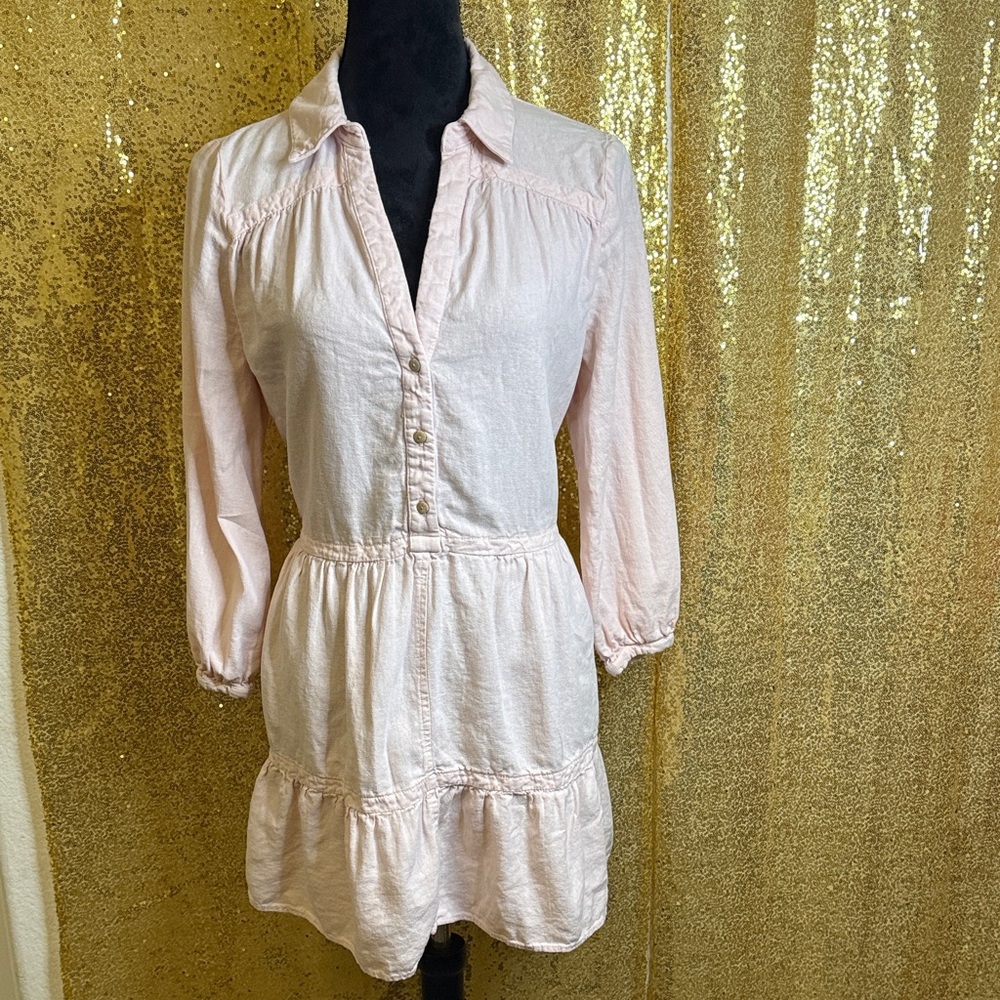 Zara Soft Pink Casual mini  Dress